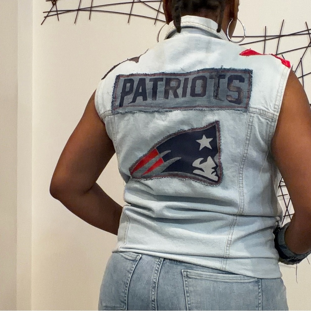 Patriots Denim Vest